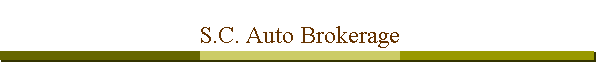 S.C. Auto Brokerage